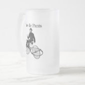 Tore de Pants frosted beer mok (Voorkant links)