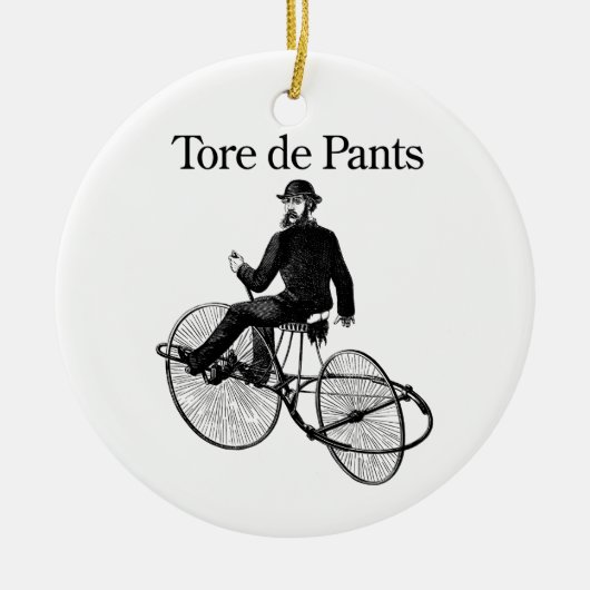 Tore de Pants Keramisch Ornament (Voorkant)