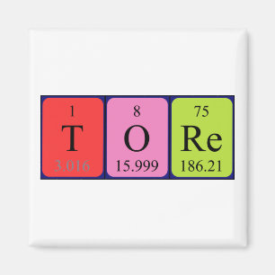 Tore periodieke table name magnet