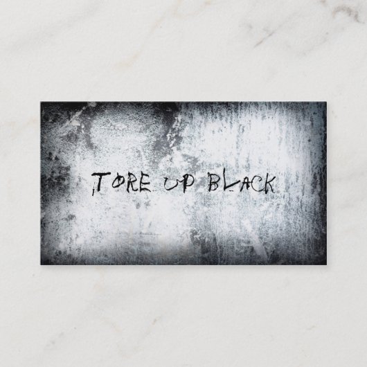 Tore Up [black] Visitekaartjes (Voorkant)