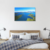 Torea Bay, Charlotte Sound, Marlborough Canvas Afdruk (Insitu (Slaapkamer))