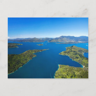 Torea Bay, Queen Charlotte Sound, Marlborough Briefkaart