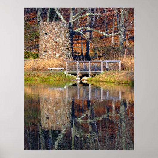 Toren bij de vijver poster (Voorkant)