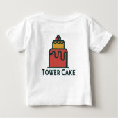 Toren Cake Lieve Baby Fijne Jersey (Achterkant)
