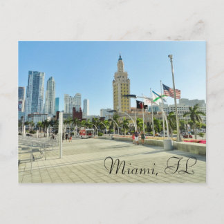 Toren de van de binnenstad van Miami/van de Briefkaart