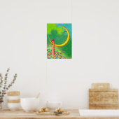 Toren die de wassende maan ving. poster (Keuken)