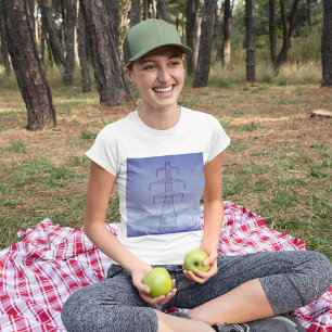 Toren Elektriciteitsleiding Dames T-Shirt