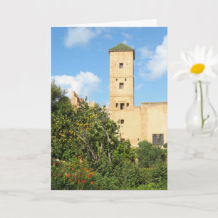 Toren in Rabat, Marokko Kaart