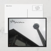 toren macau-hoeken briefkaart (Voorkant / Achterkant)