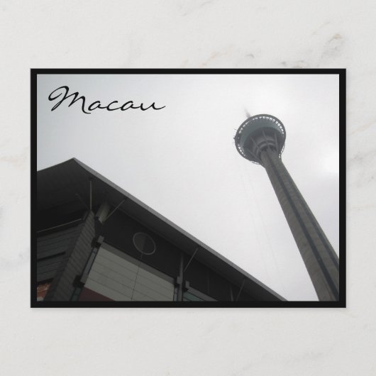 toren macau-hoeken briefkaart (Voorkant)