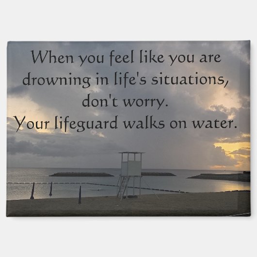 Toren op Araha Beach Keukenmagneet Magneet (Voorkant)