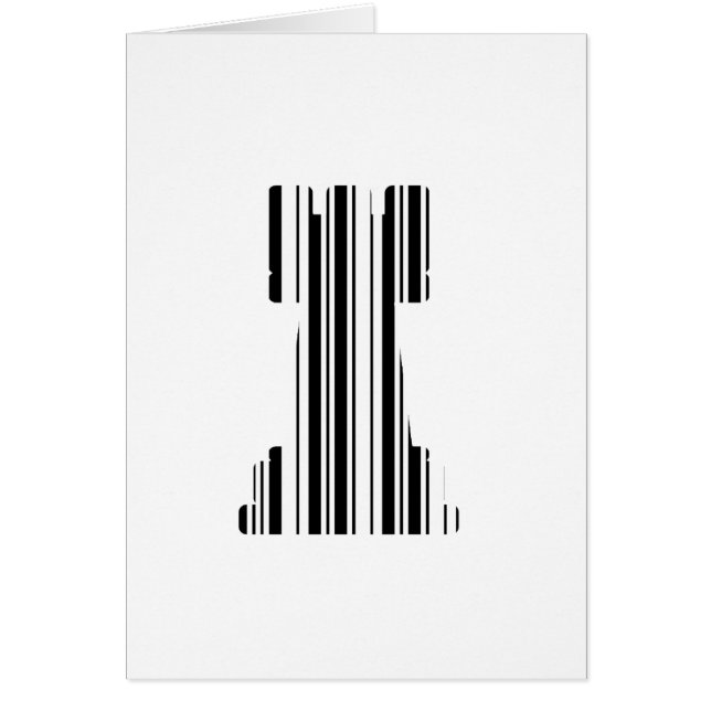 TOREN SCHAAKSTUK BAR CODE Game Barcode Patroon (Voorkant)