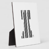 TOREN SCHAAKSTUK BAR CODE Spel Barcode Patroon Fotoplaat (Zijkant)