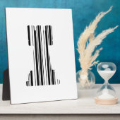 TOREN SCHAAKSTUK BAR CODE Spel Barcode Patroon Fotoplaat (Zijkant)