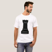 Toren Schaakstuk Halloween T-shirt (Voorkant volledig)