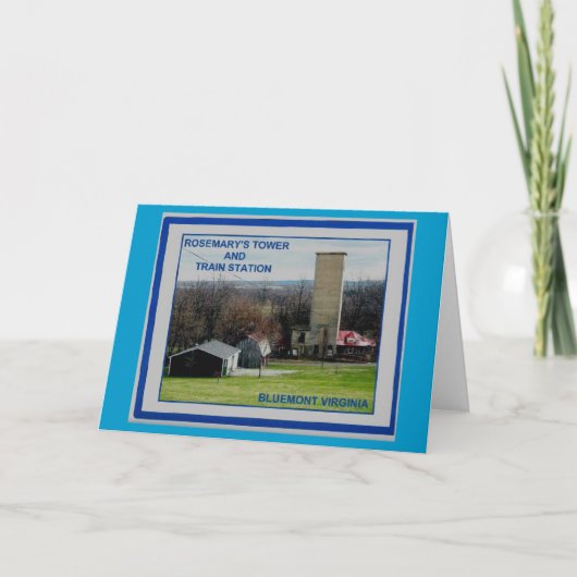 TOREN & STATION 4 VAN DE ROZEMARIJN KAART (Voorkant)