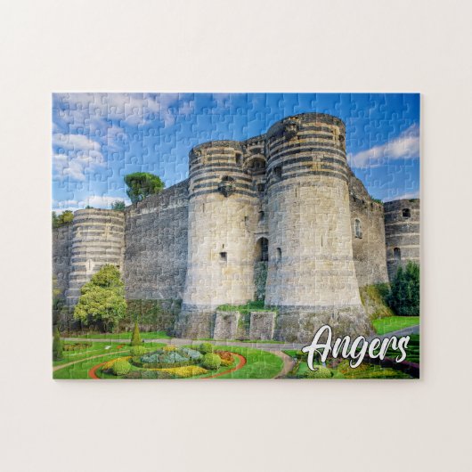 Toren van Angers, Angers, Frankrijk Legpuzzel (Horizontaal)