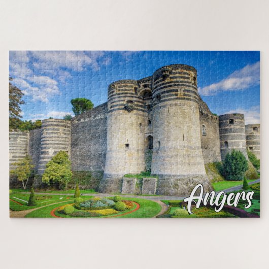 Toren van Angers, Angers, Frankrijk Legpuzzel (Horizontaal)