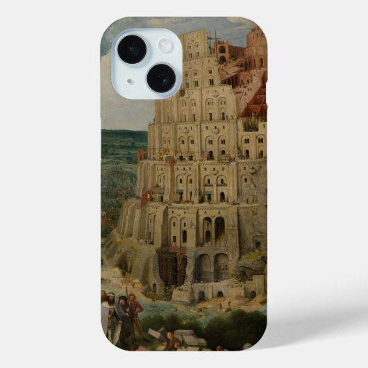 Toren van Babel door Pieter Bruegel de Oude Case-Mate iPhone Case (Achterkant)