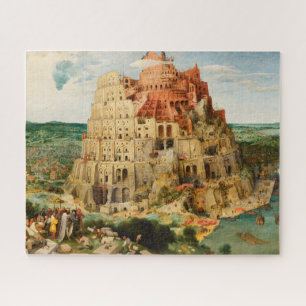 Toren van Babel door Pieter Bruegel de Oude Legpuzzel
