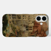 Toren van Babel van Pieter Bruegel de Oude Case-Mate iPhone Case (Achterkant (horizontaal))