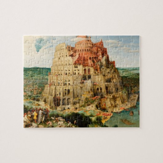 Toren van Babel van Pieter Bruegel de Oude Legpuzzel (Horizontaal)