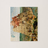 Toren van Babel van Pieter Bruegel de Oude Legpuzzel (Verticaal)