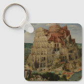 Toren van Babel van Pieter Bruegel de Oude Sleutelhanger (Voorkant)