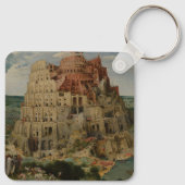 Toren van Babel van Pieter Bruegel de Oude Sleutelhanger (Achterkant)