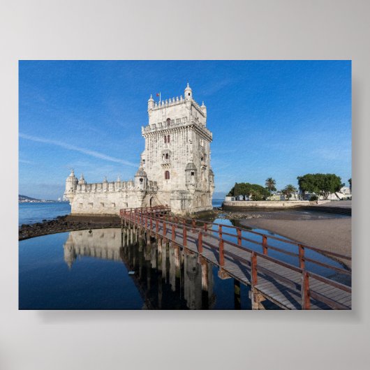 Toren van Belem in Lissabon Poster (Voorkant)