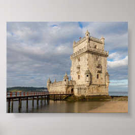 Toren van Belem in Lissabon Poster