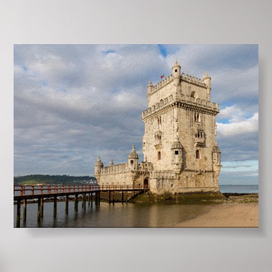 Toren van Belem in Lissabon Poster (Voorkant)