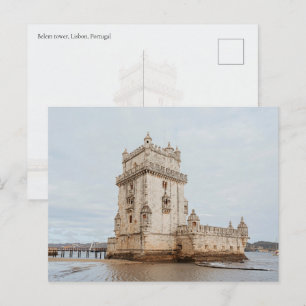 Toren van Belem, Lissabon, Portugal Briefkaart