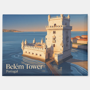 Toren van Belém Portugal Magneet