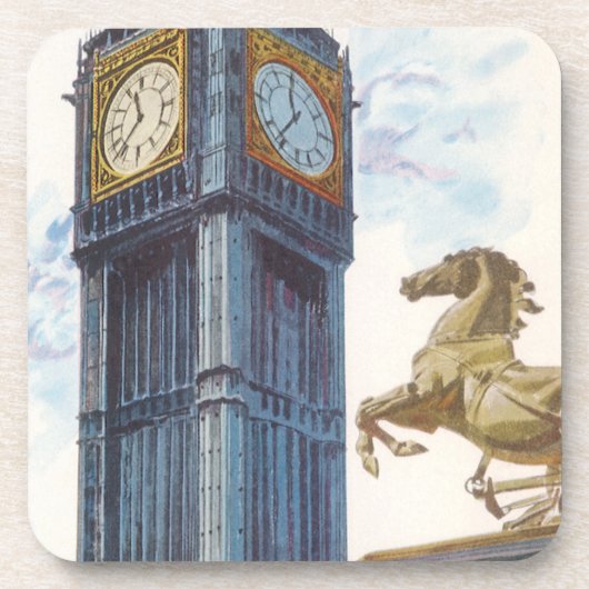 Toren van Big Ben in het Palace of Westminster Bier Onderzetter (Voorkant)