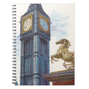 Toren van Big Ben in het Palace of Westminster Notitieboek
