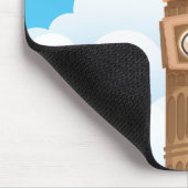 Toren van Big Ben in Westminster Muismat (Hoek)