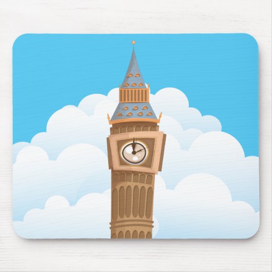 Toren van Big Ben in Westminster Muismat (Voorkant)