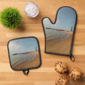 toren van Blackpool Ovenwant & Pannenlap Set (Top down)