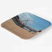 toren van Blackpool Papieren Bordje (Gebogen)