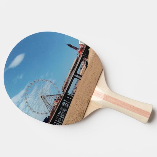 toren van Blackpool Tafeltennisbatje (Zijkant)