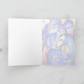 Toren van blauwe paarden door Franz Marc Feestdagen Kaart (Binnen)