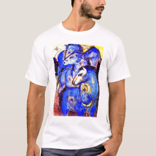 Toren van blauwe paarden door Franz Marc T-shirt
