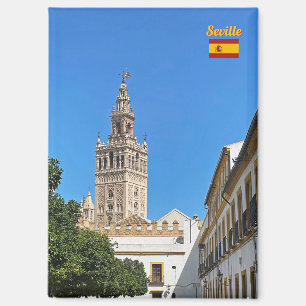 Toren van de kathedraal in Sevilla, Spanje, reizen Magneet