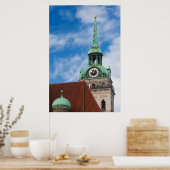 Toren van de Peterskirche Poster (Keuken)