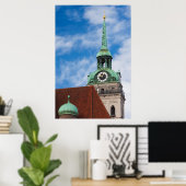 Toren van de Peterskirche Poster (Thuiskantoor)