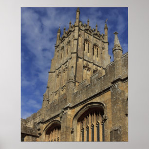 Toren van de St. James Church, Chipping Camden Poster