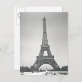 Toren van Eiffel, 1887-89 Briefkaart (Voorkant / Achterkant)