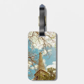 Toren van Eiffel Bagagelabel (Achterkant verticaal)