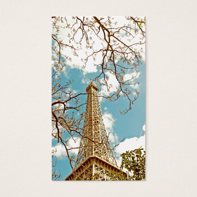 Toren van Eiffel Visitekaartjes (Voorkant)